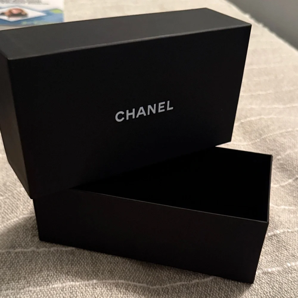 CHANEL Sunglasses box Black with instructions and cards